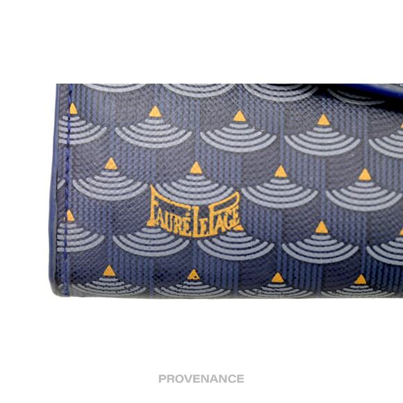 🔴 Faure Le Page Rabat Grand Long Wallet - Blue Ecailles - Picture 12 of 13